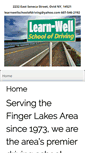Mobile Screenshot of learnwellschoolofdriving.com